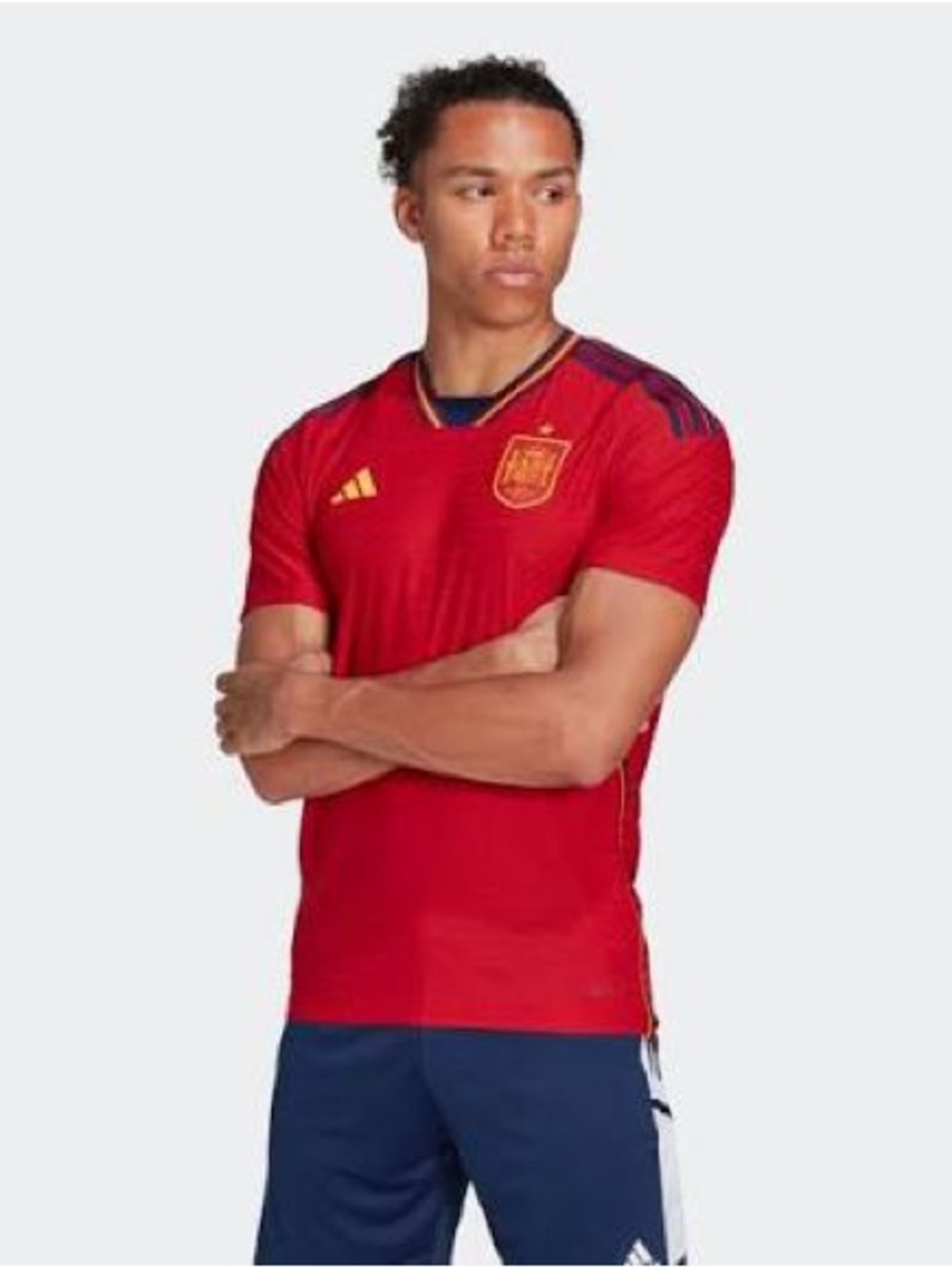 NWT Adidas Spain National Team HOME PLAYER VERSION Soccer Jersey WORLD CUP 22 - Picture 3 of 3